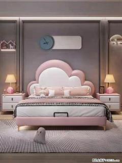 佛山大厂货，高质量仿真皮，实木床边，高密度海绵，带实木床板，全新包装，特价处理 - 九江28生活网 jj.28life.com